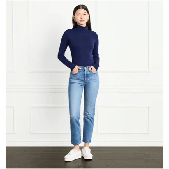 NWT Hill House Luna Bodysuit Navy - Picture 1 of 7